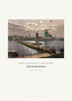Köln im Mondschein – Detroit Publishing Co. (Photochrom) – Kunstdruck – Art Bros