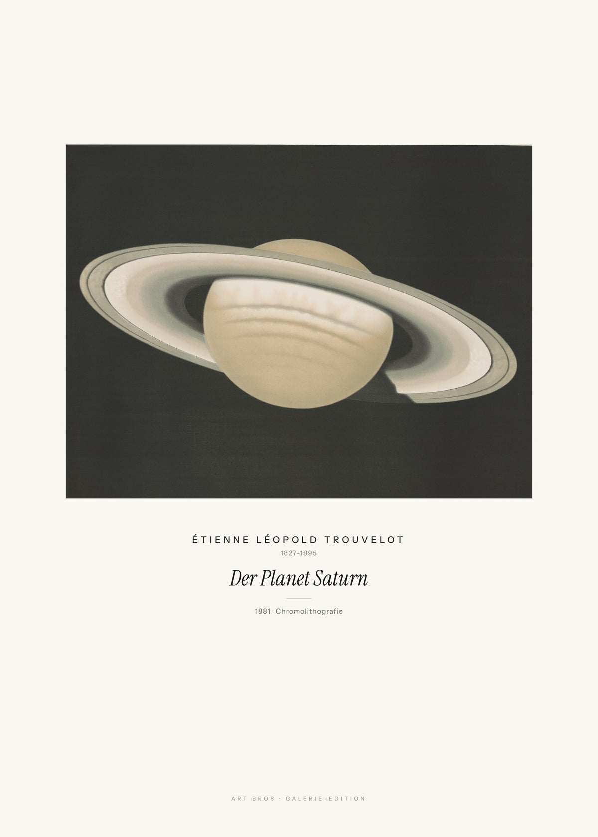 Der Planet Saturn – Étienne Léopold Trouvelot – Kunstdruck – Art Bros