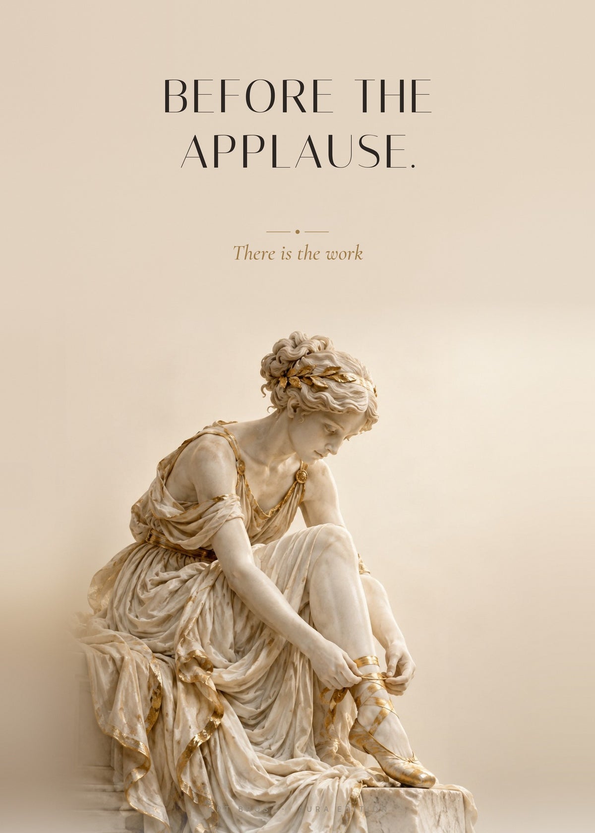 Before the Applause – Vor dem Auftritt Poster – Art Bros