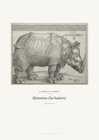 Rhinocerus (Das Nashorn) – Albrecht Dürer – Kunstdruck – Art Bros