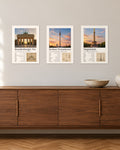 Berlin Bundle – 3er-Set Wandbilder – 30 × 42 cm ohne Rahmen – Raumansicht – Art Bros