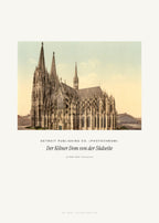 Der Kölner Dom von der Südseite – Detroit Publishing Co. (Photochrom) – Kunstdruck – Art Bros