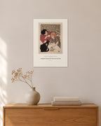 Compagnie Française des Chocolats et des Thés – Théophile Alexandre Steinlen – 30 × 42 cm ohne Rahmen – Raumansicht – Art Bros