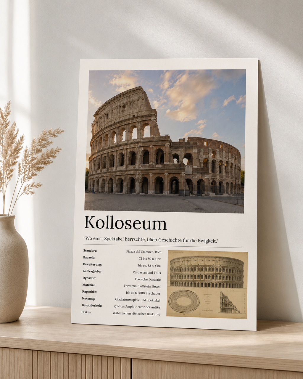 Kolosseum Wandbild