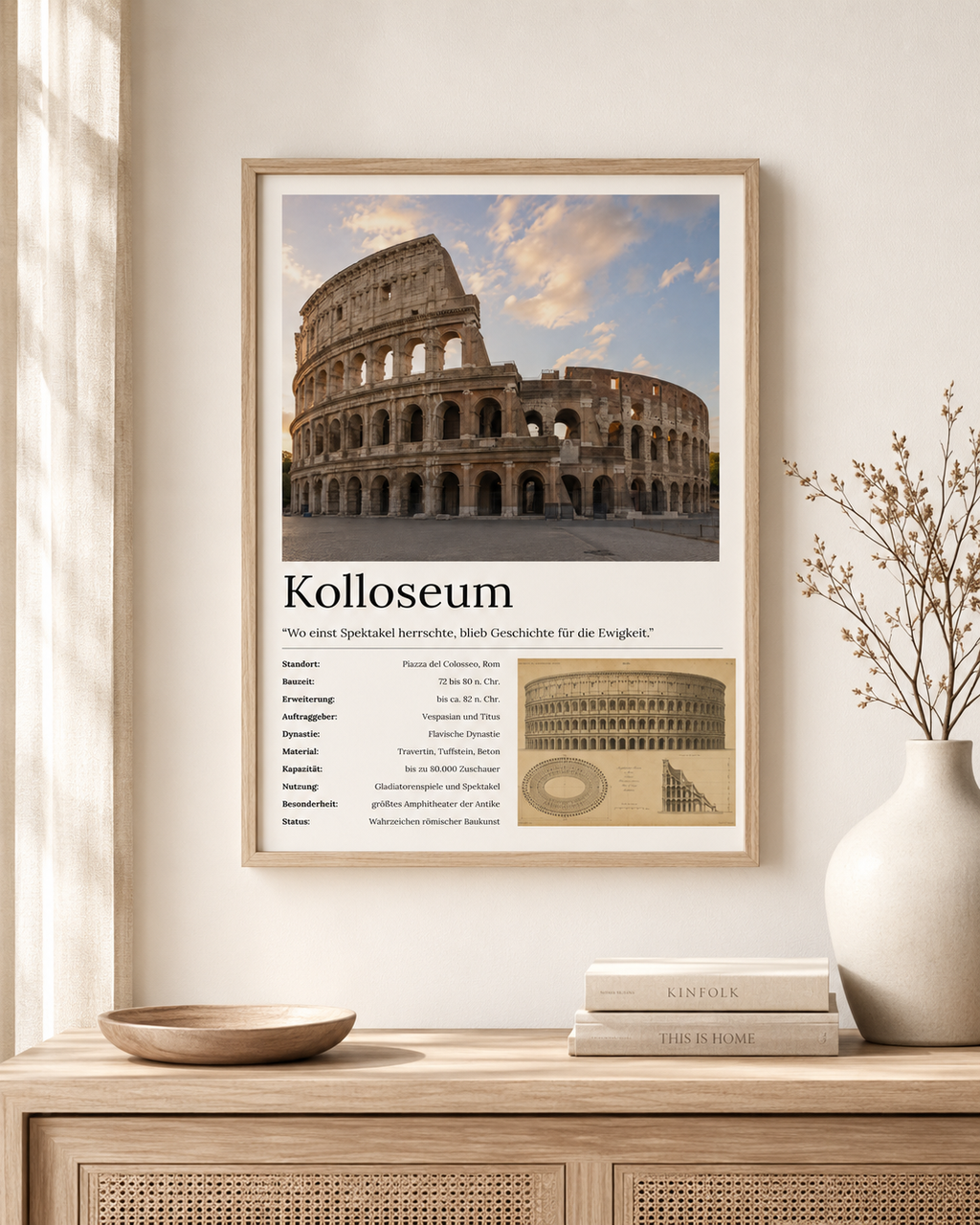Kolosseum Wandbild