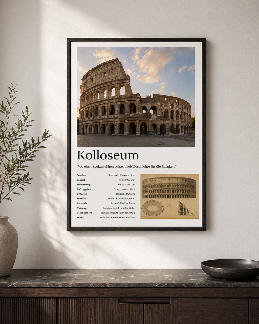 Kolosseum Wandbild
