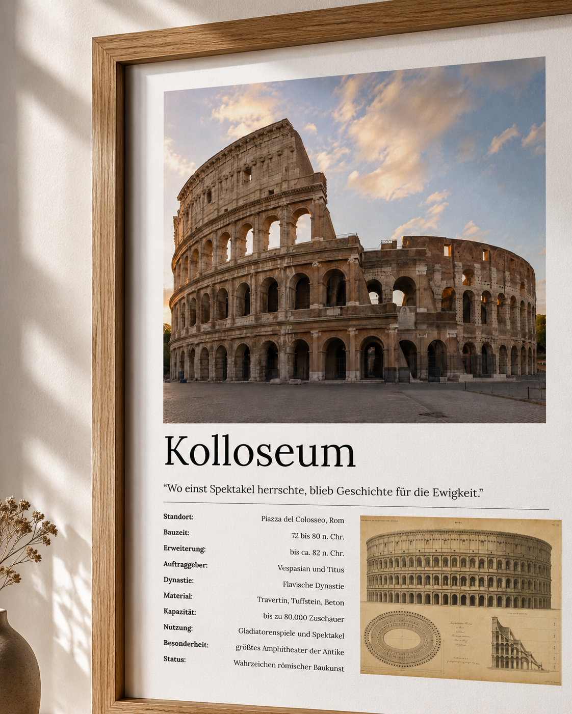 Kolosseum Wandbild