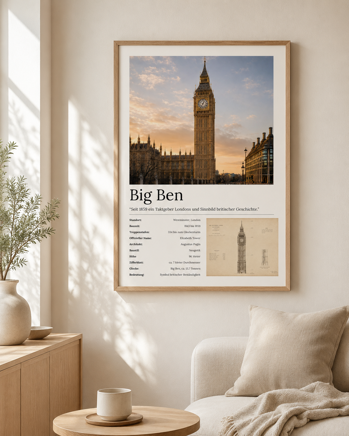 Big Ben Wandbild
