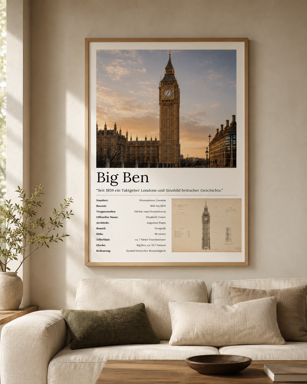 Big Ben Wandbild