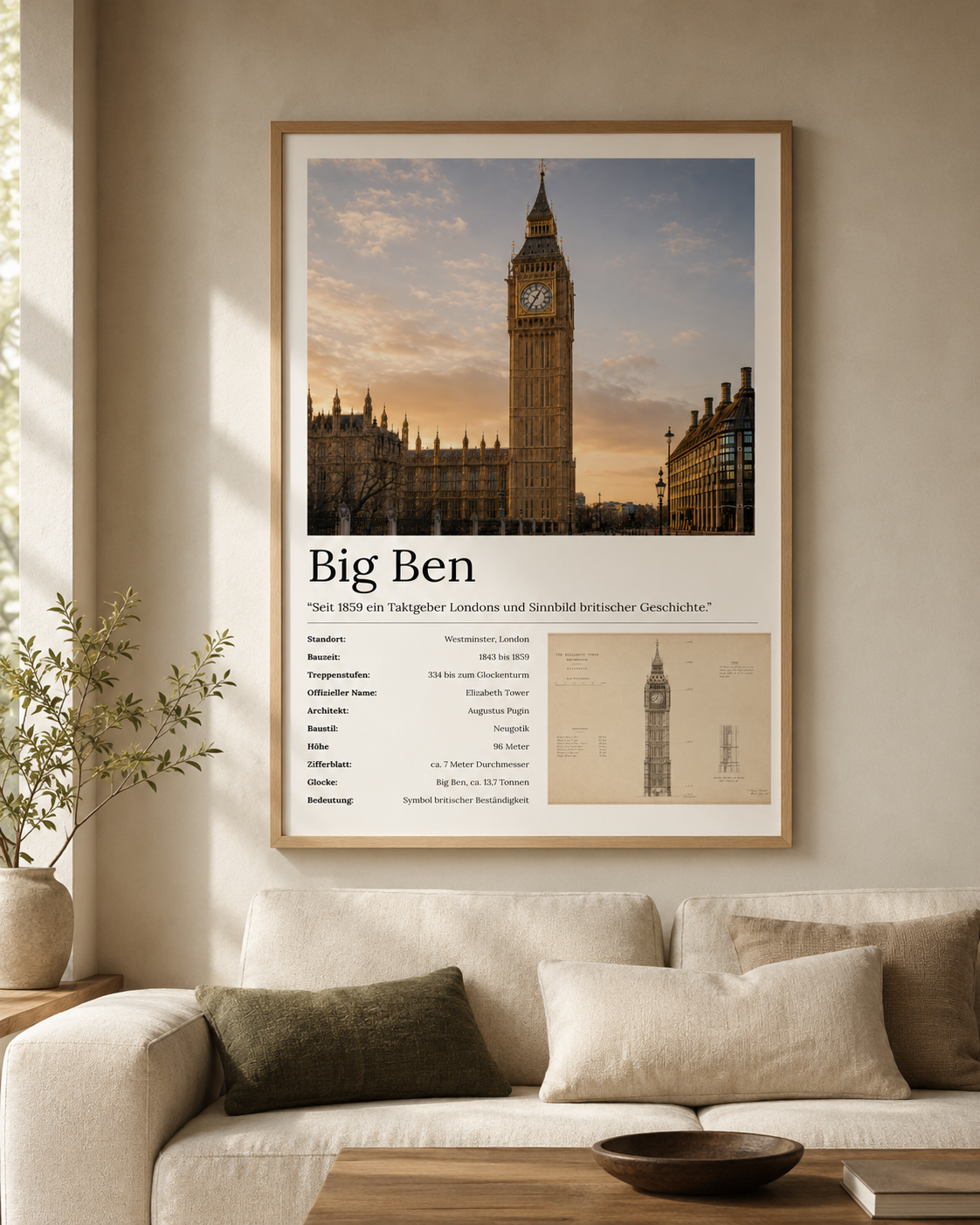 Big Ben Wandbild