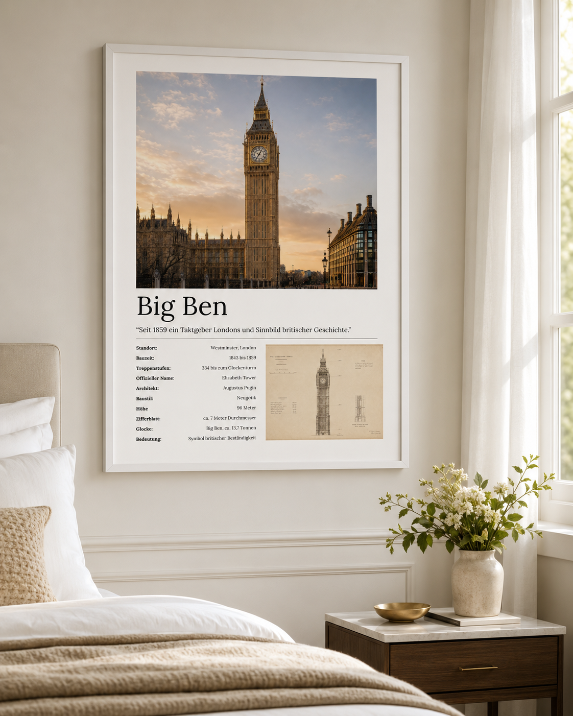 Big Ben Wandbild