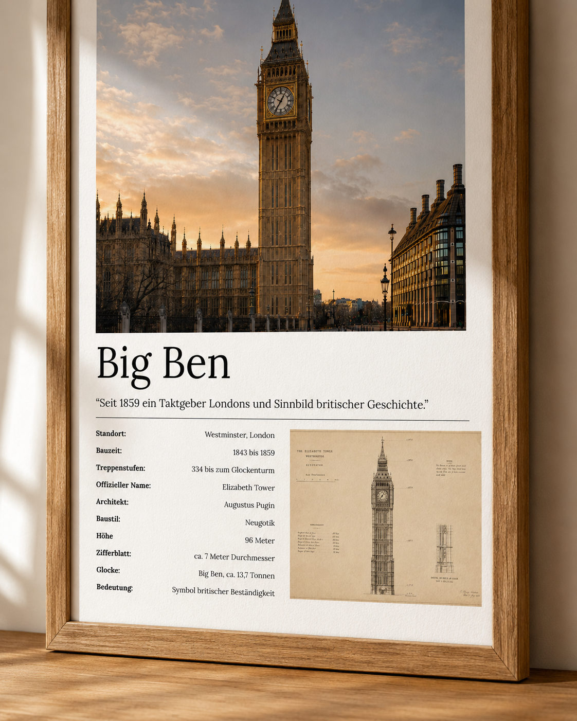 Big Ben Wandbild