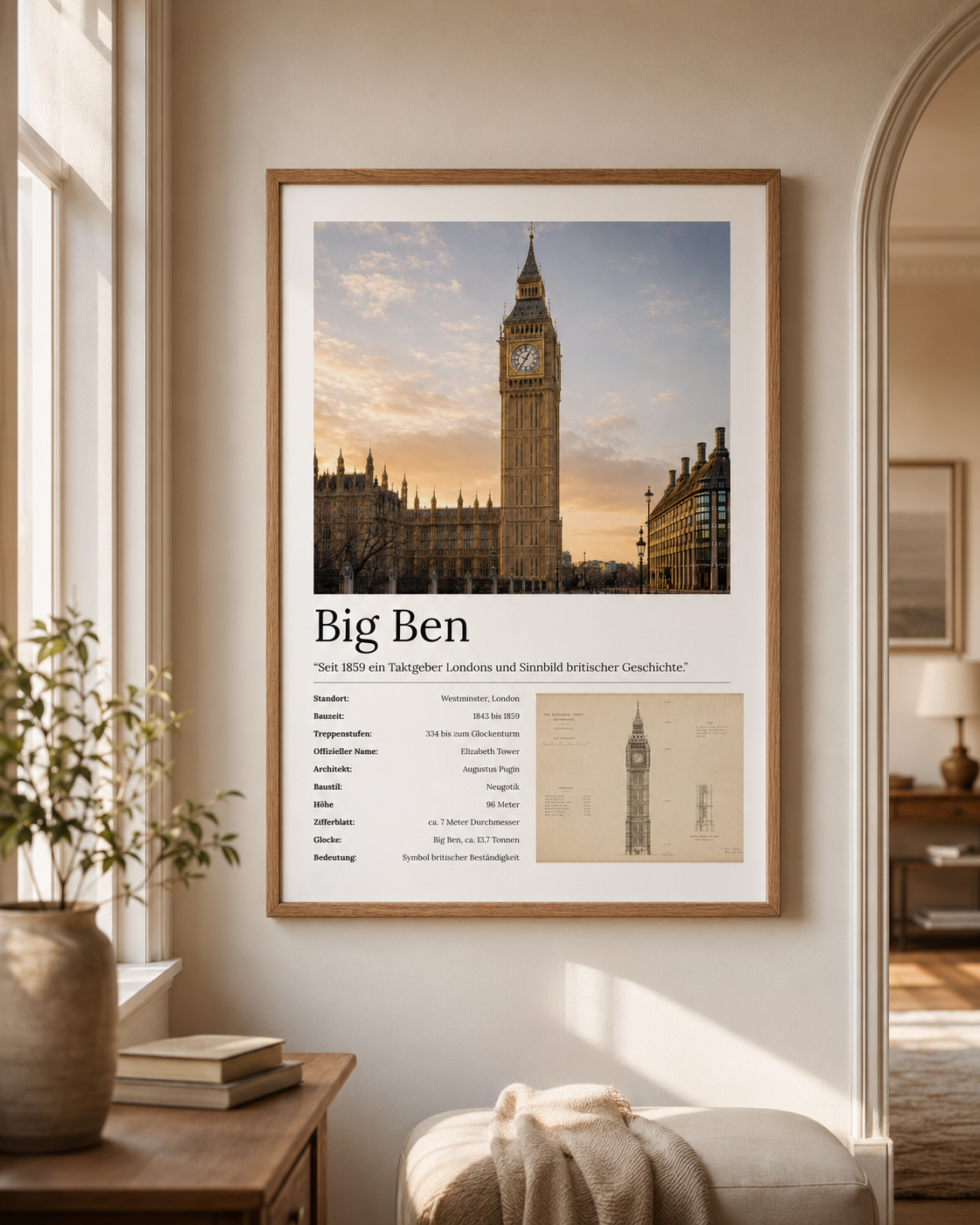 Big Ben Wandbild
