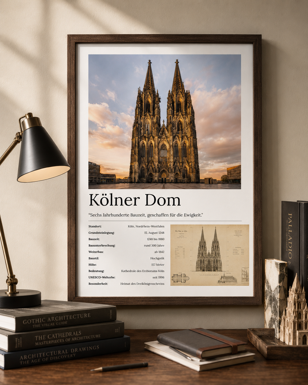 Kölner Dom Wandbild