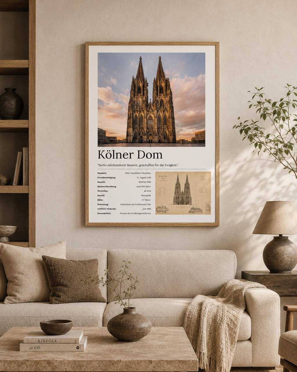 Kölner Dom Wandbild