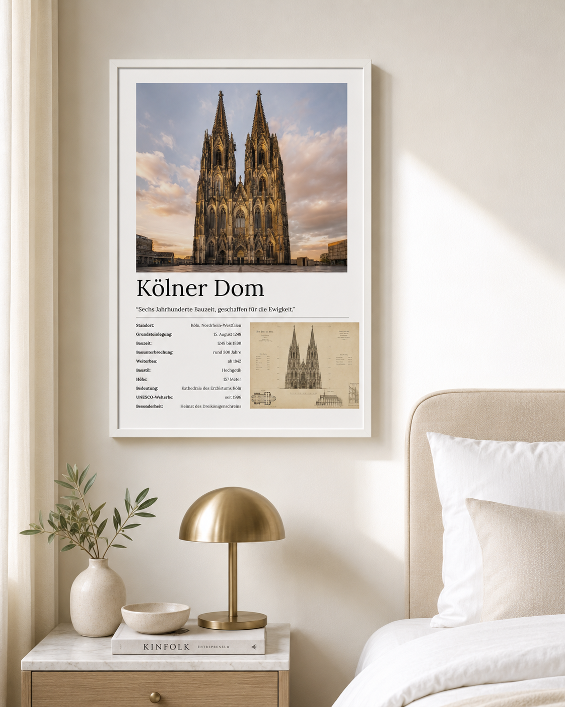 Kölner Dom Wandbild