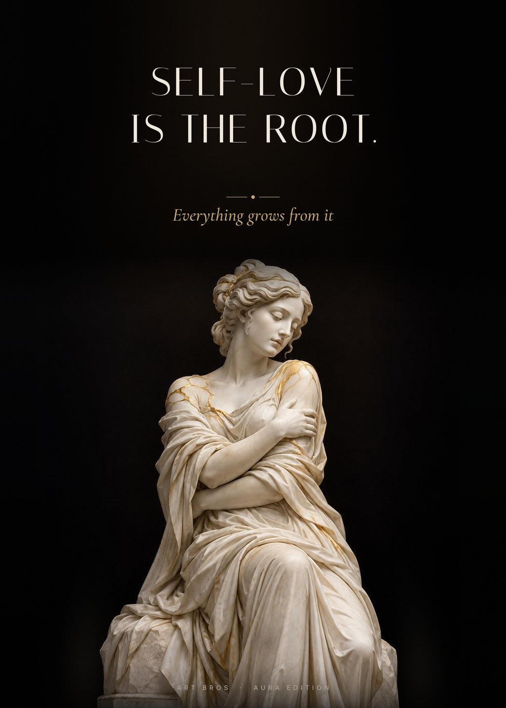 Self-love Is the Root – Umarmung Poster – Art Bros