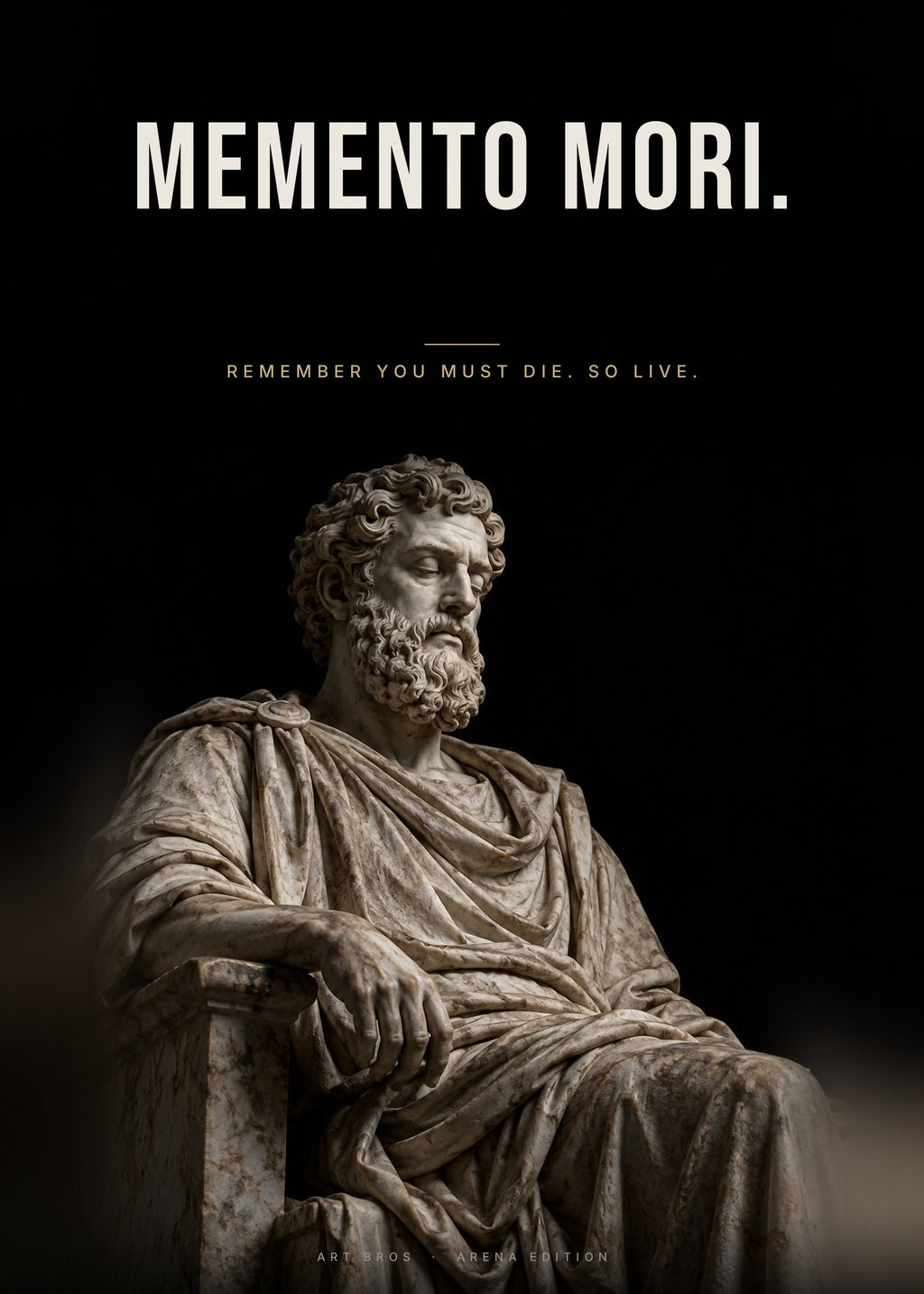 Memento Mori – Memento Mori Philosoph Poster – Art Bros