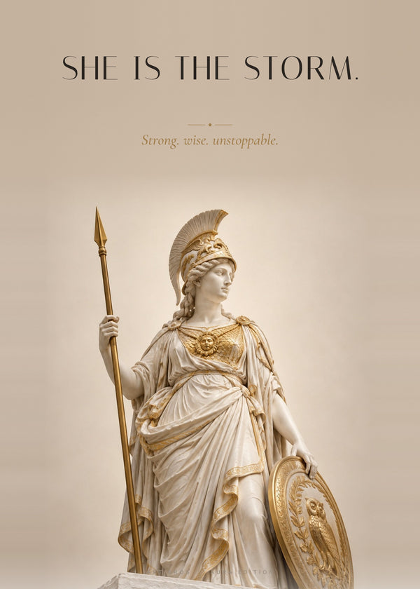 She Is the Storm – Athena Poster – Art Bros