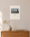 Die Schleuse von Pontoise – Camille Pissarro – 30 × 42 cm ohne Rahmen – Raumansicht – Art Bros