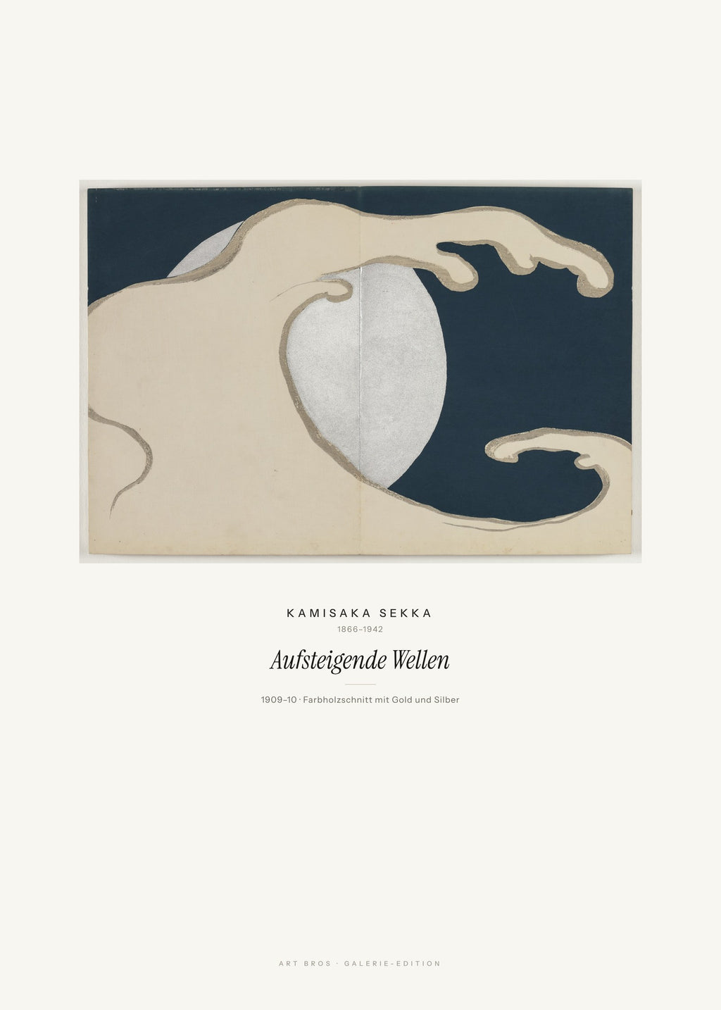 Aufsteigende Wellen – Kamisaka Sekka – Kunstdruck – Art Bros