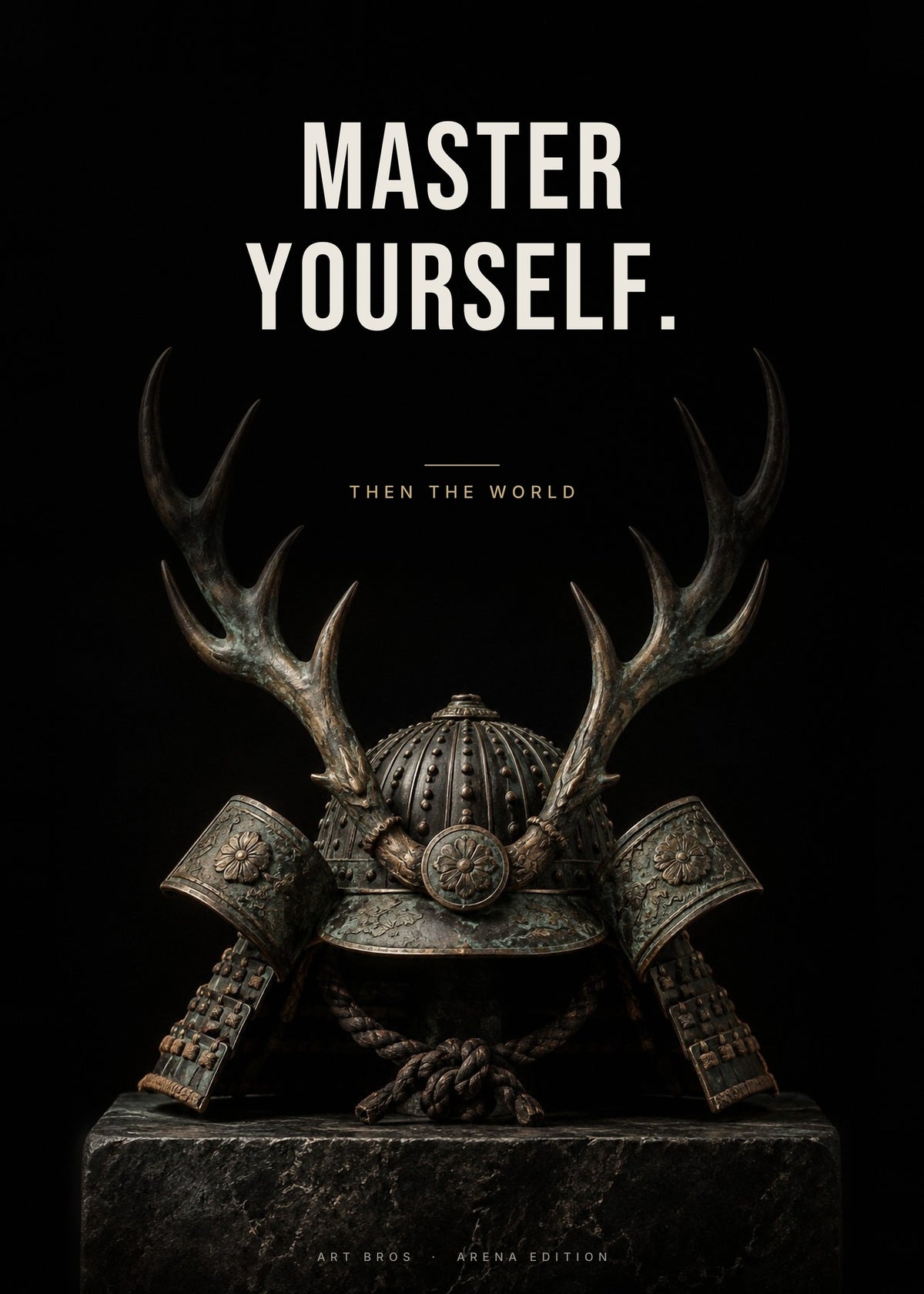 Master Yourself – Kabuto Poster – Art Bros