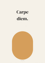 Spruch-Poster Carpe diem – Art Bros