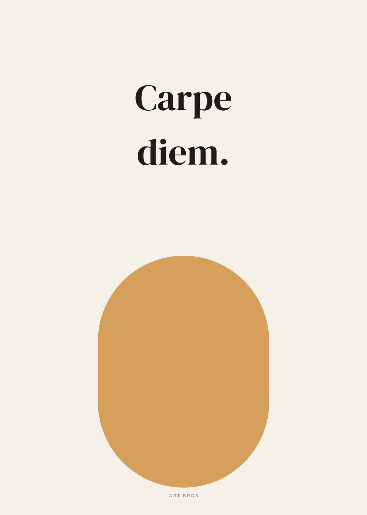 Spruch-Poster Carpe diem – Art Bros