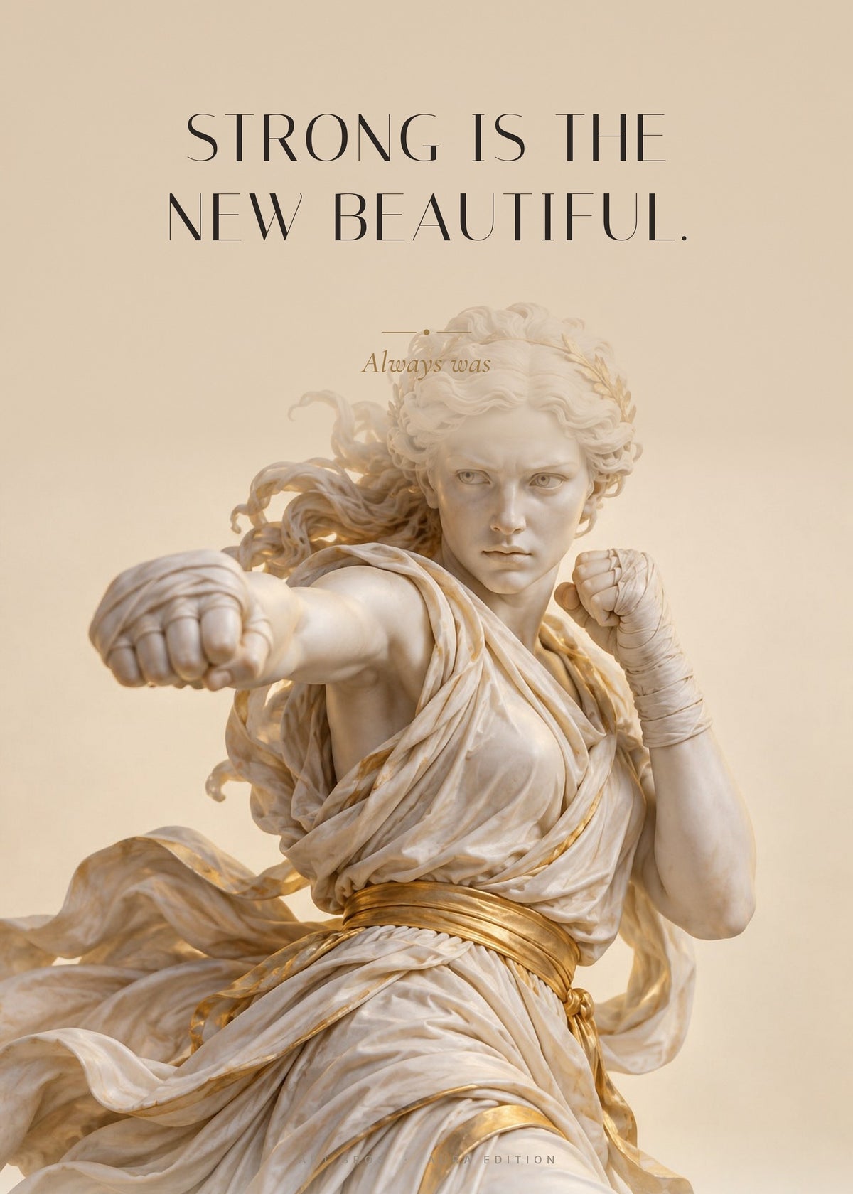 Strong Is the New Beautiful – Boxerin Poster – Art Bros