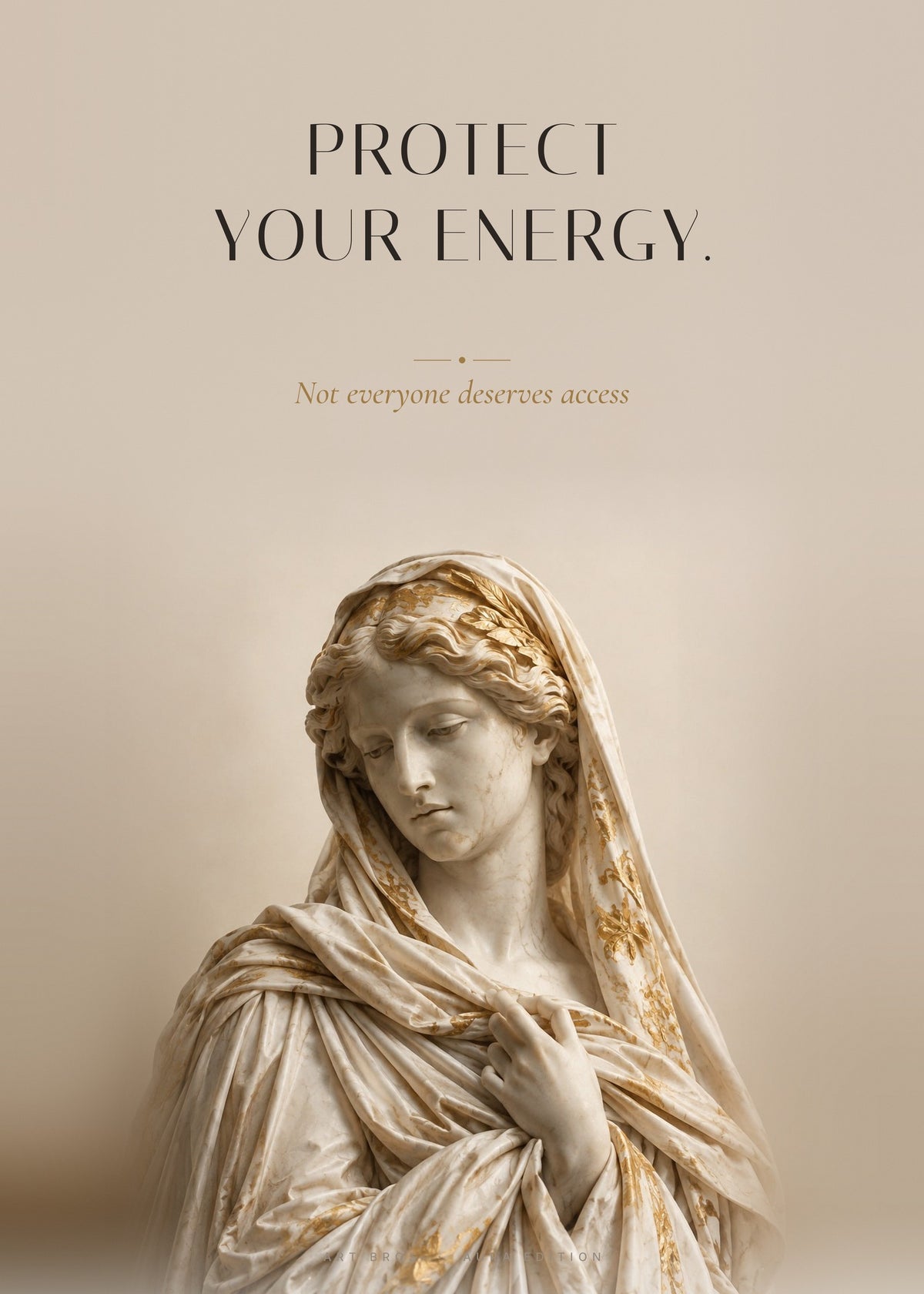 Protect Your Energy – Schleier Poster – Art Bros