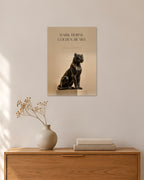 Dark Horse. Golden Heart – Panther Poster – 30 × 42 cm ohne Rahmen – Raumansicht – Art Bros