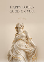 Happy Looks Good on You – Lachen Poster – Art Bros