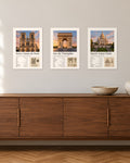 Paris Bundle – 3er-Set Wandbilder – 30 × 42 cm ohne Rahmen – Raumansicht – Art Bros