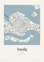 Venedig Stadtplan – Wandbild – Art Bros