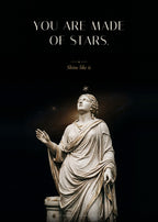 You Are Made of Stars – Sternenhimmel Poster – Art Bros