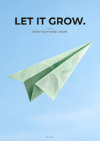Poster Let It Grow – Geld und Business – Art Bros