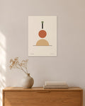 Balance No. 01 – Abstraktes Wandbild – 30 × 42 cm ohne Rahmen – Raumansicht – Art Bros