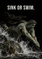 Sink or Swim – Schwimmer Poster – Art Bros