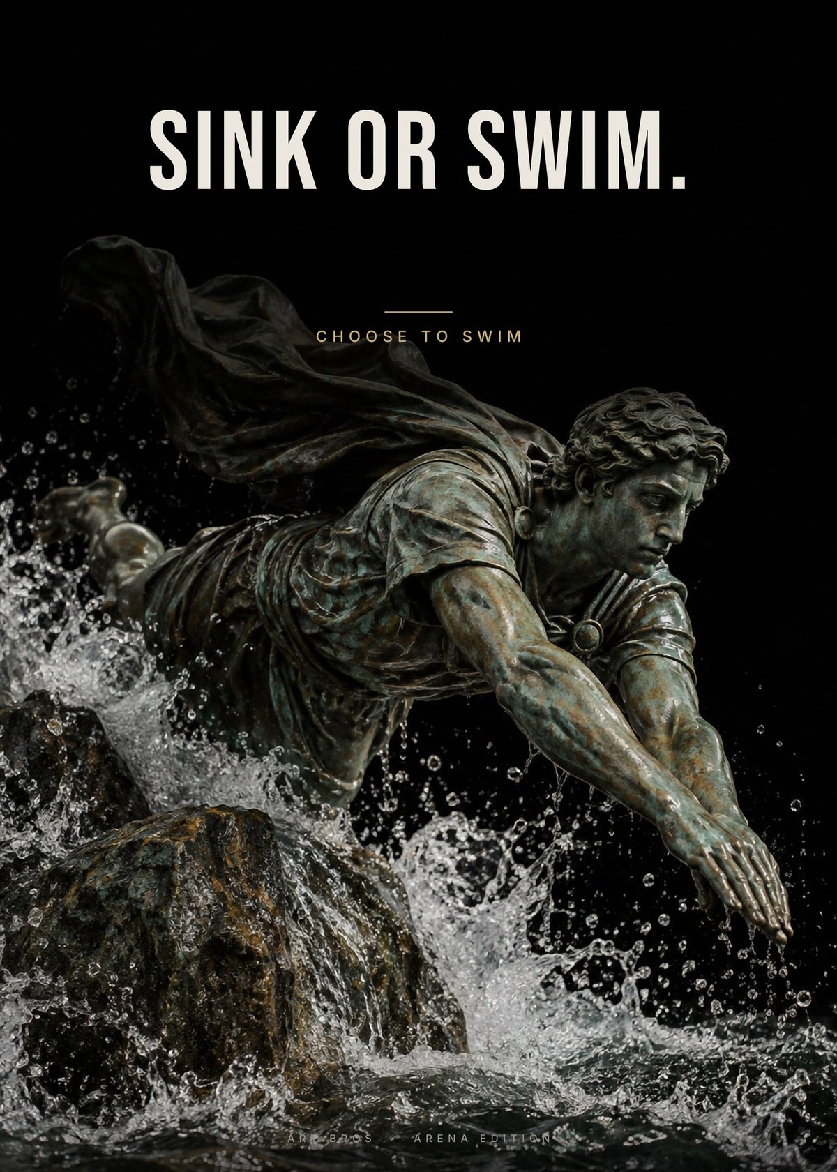 Sink or Swim – Schwimmer Poster – Art Bros