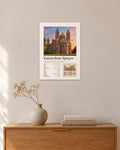 Kaiserdom Speyer Wandbild – 30 × 42 cm ohne Rahmen – Raumansicht – Art Bros