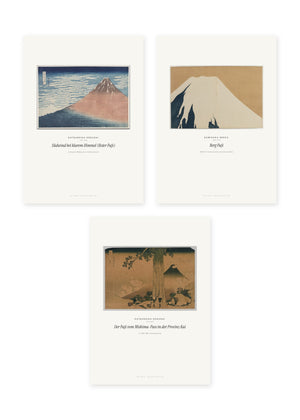 Fuji – 3er-Set Wandbilder – Kunstdruck – Art Bros