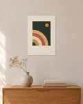 Eco No. 12 – Abstraktes Wandbild – 30 × 42 cm ohne Rahmen – Raumansicht – Art Bros