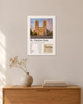 St.-Paulus-Dom Wandbild – 30 × 42 cm ohne Rahmen – Raumansicht – Art Bros