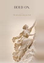 Hold on – Kletterin Poster – Art Bros