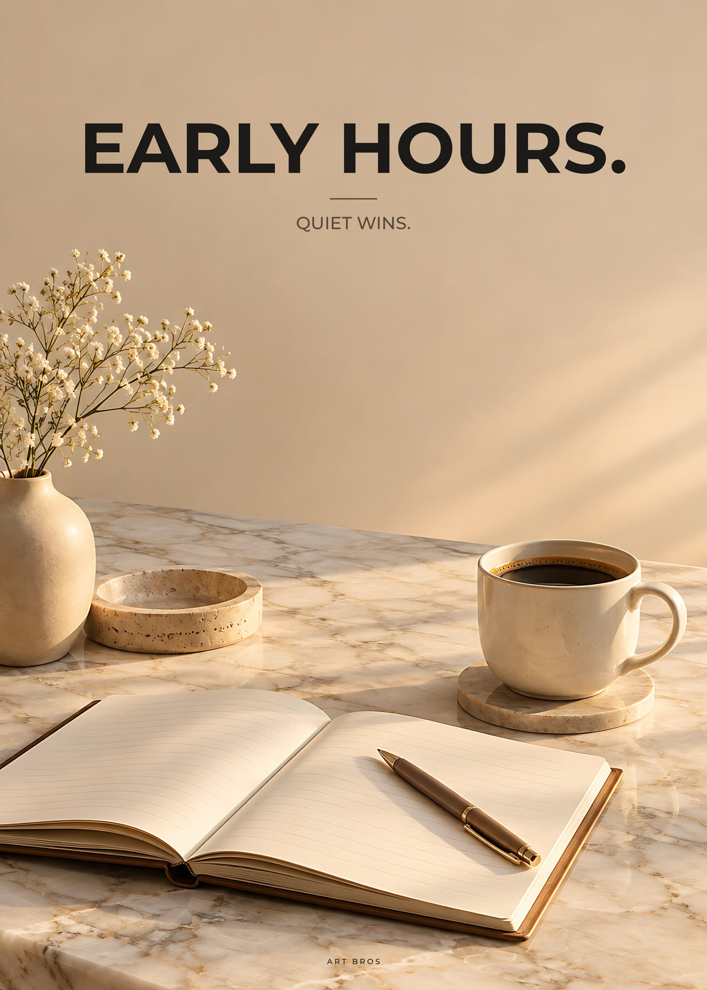 Poster Early Hours – Geld und Business – Art Bros