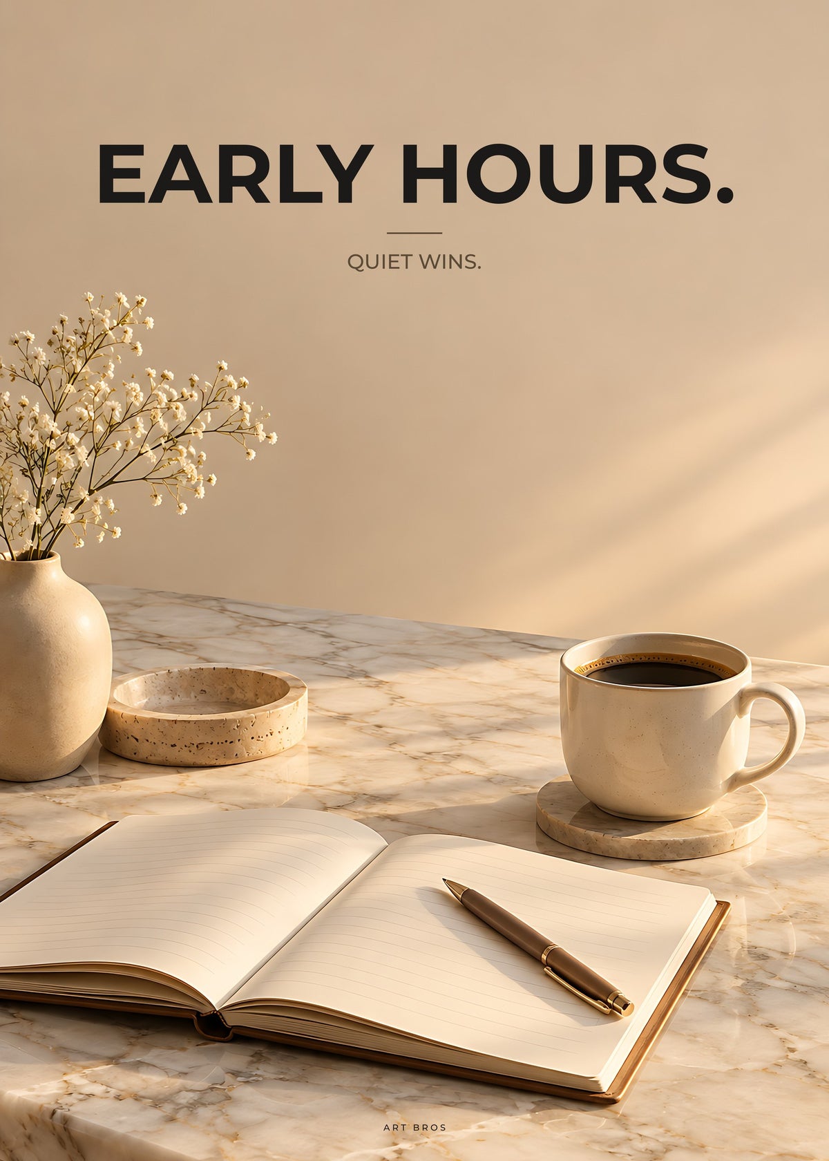 Poster Early Hours – Geld und Business – Art Bros