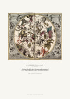 Der nördliche Sternenhimmel – Andreas Cellarius – Kunstdruck – Art Bros