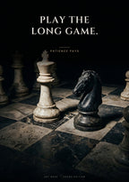 Play the Long Game – Schach Poster – Art Bros