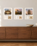 Deutschland Bundle – 3er-Set Wandbilder – 30 × 42 cm ohne Rahmen – Raumansicht – Art Bros