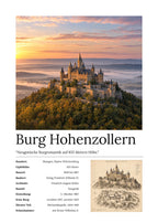 Burg Hohenzollern Wandbild – Kunstdruck – Art Bros